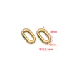 Nuevo Conector de Broche de Resorte Ovalado en Forma de Corazón de Acero Inoxidable Broche de Joyería Accesorios para Hacer Pulseras y Collares DIY Transfronterizos