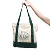 Bolso de mano sencillo de lona, nuevo bolso de hombro de lona de gran capacidad, bolso de compras, bolso informal con todo incluido y logotipo.