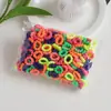 Elástico de Cabelo Infantil Cor de Doce Estilo Nó de Bambu Anel de Cabelo Tamanho Pequeno para Bebê Elástico de Polegar Meninas Amarrar Rabos de Cavalo Anel de Cabelo Corda de Cabelo