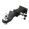 Modificación de Coche Gancho de Remolque Brazo de Remolque Parachoques Trasero Candado de Remolque Gancho de Tracción para Yates RV Accesorios de Remolque Gancho Conector