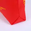 Bolsa de Tela No Tejida del Fabricante Ecológica Bolso con Impresión a Color Plegable Plano Bolsa de Compras Logo Publicitario Bolsa Engrosada Venta al por Mayor