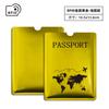 Portatarjetas antirrobo lámina de plata portatarjetas rfid anti-escaneo estilo ins anti-desmagnetización lámina de aluminio láser protector nfc portatarjetas