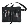 Bolsa Extendida para Cepillo de Cinturón, Superventas Transfronteriza Bolsa Grande de PU para Brochas de Maquillaje, Bolsa de Cinturón para Almacenamiento de Herramientas de Maquillaje de Estudio, Portátil