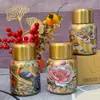 Taza Termo Gordita Estampada Estilo Nacional, Taza de Regalo Portátil Mini para Pantalones con Bolsillo de Solapa, Moderna, de Aspecto Elegante, Sello de Taza Práctico