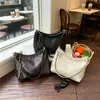 Bolsa Feminina 2026 Nova Moda Versátil Diária Casual Texturizada para o Trabalho Ombro Transversal Bolsa Tote