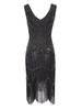 Vestido Retro de Lantejoulas com Franjas 1920, Vestido com Franjas Bordadas, Vestido Popular de Banquete de Luxo da Amazon