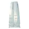 Nuevos pantalones casuales de seda helada para el trabajo, pantalones deportivos de corte holgado, pantalones de senderismo transpirables de secado rápido estilo americano para parejas