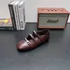 Sapatos Femininos Retro Quadrados de Salto Baixo 2026 Outono Novos Versáteis Sapatilhas Slip-On Estilo Suave Sapatos Mary Jane Tendência