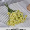 Buquê de Camomila Flor Artificial Estilo Europeu Mesa de Jantar Margarida Flor Artificial Decoração Casa Exterior Pequeno Crisântemo Selvagem Flor de Seda