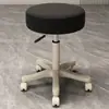 Salón de Belleza Barbería Taburete Especial Peluquería Manicura Maquillador Taburete Grande de Trabajo con Ruedas Silla para el Hogar Tocador Silla Giratoria