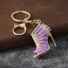 Pingente Estilo Coreano Strass Salto Alto Chaveiro Carro Bolsa Pingente Pequeno Presente Criativo Brinde Venda Direta da Fábrica