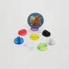 Hebilla Inteligente Nuevo Colorido Transparente Redondo Portatarjetas Accesorios Clip de Tarjeta de Color Sólido Accesorios de Fijación de Tarjetas Juguetes de Juegos de Mesa Venta al por Mayor