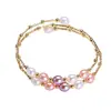 Venta al por mayor de joyería Pulseras de estilo étnico Joyería barroca Suministro de puesto de productos pequeños de Yiwu Pulseras de perlas de agua dulce para mujer