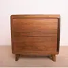 Caja de Almacenamiento de Madera Maciza Estilo Japonés en Stock, Gabinete de Almacenamiento de Ratán, Gabinete de Almacenamiento de Escritorio para el Hogar tipo Cajón para Cosméticos y Joyería