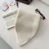 Bufanda Pequeña de Punto Rosa Estilo Coreano para Mujer, Bufanda de Punto para Calidez Invernal y Protección contra el Frío, Calientacuellos, Versátil y de Moda