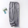 Pantalones de Pijama para Hombre con Forro de Polar Coral Terciopelo Espeso Pantalones Cálidos Pantalones Caída/Invierno Franela Nariz Ropa de Casa Pantalones talla extra