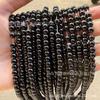 Vendas Diretas da Fábrica Contas de Vidro Preto Contas Redondas Pretas Contas Soltas Contas em Fio Pulseira Feita à Mão DIY Acessórios de Joalheria Atacado