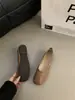 Primer Encuentro Ji Doudou Zapatos sin Cordones para Mujer 2026 Estilo Nuevo Primavera y Otoño Zapatos Planos sin Cordones Estilo Hada Suave