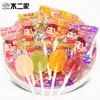 Pirulitos Fujiya com Sabores de Frutas e Leite, Palitos de Papel Seguros, Lembrancinhas de Casamento, Lanches de Aniversário Infantil