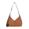 Bolso de Axila Retro de Nicho para Mujer Otoño 2026 Nuevo Elegante Bolso de Hombro Único Bolso Cruzado de Gamuza de Gran Capacidad