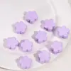 Contas Acrílicas Creme com Furo Grande Estrela de Cinco Pontas Flor de Ameixa Coração Contas Feitas à Mão DIY Caseiro Corrente para Celular Chaveiro Joias