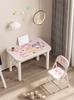 Ft escritorio y silla plegables para estudio infantil para niños y niñas escritorio para hacer la tarea para niños y estudiantes escritorio y silla