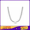 Nuevos Productos Panjia Listados Cobre Blanco Chapado en Plata Cinturón de Perlas Collar de Diamantes Collar Redondo