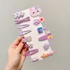Pinza Lateral de Caricatura de Dopamina para Niños Lindo y Sencillo Nuevo 2026 Pasador de Flor Pinza para el Cabello de la Frente sin Rastro Accesorio para el Cabello