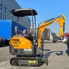 Exportado para os Estados Unidos Ht15 Pequena Escavadeira 1.5t Diesel Pequena Escavadeira Escavadeira Agrícola Pequena Escavadeira
