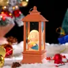 Presente de Natal criativo transfronteiriço novo produto Casa do Papai Noel luz noturna lâmpada de estrela de desenho animado fofa lembrança