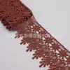 Dongcai Venta Caliente Transfronteriza 16 Colores en Stock Ancho 8.5cm Encaje Soluble en Agua Bordado Cortado Accesorios de Encaje para Ropa