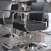 Silla de Barbería de Moda Famosa en Internet, Silla Específica para Cortes de Cabello en Salón, Asiento Reclinable y Ajustable para Peluquería, Permanente y Teñido