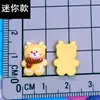 Série de Biscoitos Urso de Natal Boneco de Neve Cachorrinho Homem de Gengibre Grampo de Cabelo Elástico de Cabelo Pegador Buraco Fivela de Sapato Acessórios de Resina