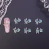 Decorações Versáteis para Unhas com Laço Aurora Acessórios Pequenos de Resina Materiais DIY Pingentes para Brincos Acessórios de Unha Usáveis Strass