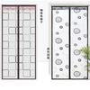 Cortina Partición de Puerta de PVC, A Prueba de Viento, No Requiere Taladro, A Prueba de Frío, Cálida, para Cocina, Habitación con Aire Acondicionado, Cortina Colgante Magnética Autoadhesiva