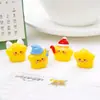 Ángel Navideño Lindo Estrella Amarilla Pequeña Muñeca Linda Decoración DIY Accesorios Colgantes Coche Mini Adornos de Escritorio