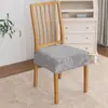 Nueva Funda de Silla Peluda en Relieve con Juego de Fundas para Sillas de Comedor de Hotel, Restaurante, Funda de Silla para Muebles del Hogar, Funda para Asiento de Silla