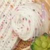 Cachecol de Fio de Feijão Arco-Íris Multicor Celebriade da Internet Mesmo Estilo Tricô à Mão Mohair Islândia Unissex Estilo Casal