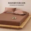 Lençol de baixo com elástico 100% algodão de fibra longa, cetim de algodão puro, capa de cama lisa de alta densidade, cobertura completa 360 graus, protetor de colchão antiderrapante