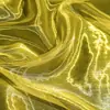 Tejido de organza de alta densidad de dos colores, malla degradada, brillo translúcido, caída, falda esponjosa, tejido para diseñador de ropa