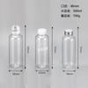 Botellas de Plástico, PET Transparente de Grado Alimenticio, Desechables con Tapas, Botellas Cuadradas Vacías para Agua Mineral, Jugo, Vino y Bebidas