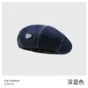 Fábrica de Boinas de Mezclilla Nuevo Estilo Sombrero Octagonal al por Mayor para Mujer Primavera y Verano Estilo Coreano Circunferencia de Cabeza Grande Boina Adelgazante para la Cara Transfronterizo