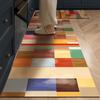 Alfombrilla de Piso de Barro de Diatomeas Estilo Retro Americano, Alfombrilla Antideslizante, Absorbente de Agua para Baño, Fácil Cuidado, Resistente a Manchas, Alfombrilla para Puerta de Inodoro
