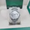 Reloj de Pulsera de Acero Oyster Log para Hombre Reloj de Cuarzo con Manecillas Correa de Acero Sólido Log Verde Reloj con Calendario