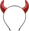 Directo de fábrica Amazon explosiones cuerno diadema fino oro rosa hebilla de cuerno para la cabeza diadema de diablo de Halloween
