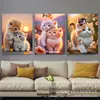 Pintura de diamante DIY quente transfronteiriça gato fofo adesivos artesanais arte decoração de casa pintura atacado de comércio exterior geração
