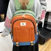 Mochilas Escolares para Niños y Niñas, Bloques de Color, Gran Capacidad, Mochilas Nuevas Ligeras y Versátiles para Estudiantes de Primaria, Adecuadas para Grados 3-6, Transfronterizas