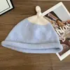 Gorro de Lana Tejido Lindo con Bloques de Color Estilo Japonés para Mujer, Cálido de Otoño e Invierno, Sencillo, Versátil, Adelgazante para la Cara