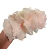 Presilha de Cabelo Preta de Gaze com Laço Presilha de Tubarão para Parte de Trás da Cabeça Presilha Elegante para Cabelo Novo 2025 Mulheres