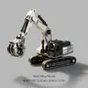 Excavadora de aleación de acero Liwei para niños, coche de juguete, niño, niño, grúa, coche de ingeniería, traje de juguete, excavadora, niño